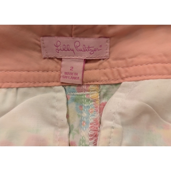 Lilly Pulitzer Ants On Parade Chipper Floral Shorts Size 2 - Picture 4 of 6